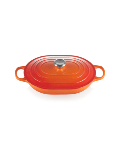 Cacerola Baja Oval Volcánico - Le Creuset