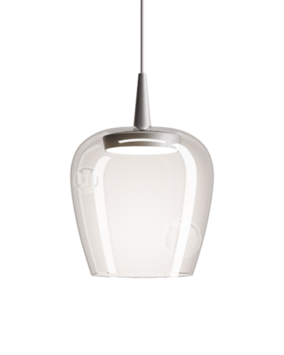 Lámpara Colgante Cúpula con Esferas Transparentes - Small