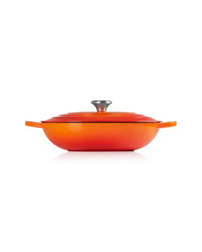Cacerola Baja Oval Volcánico - Le Creuset